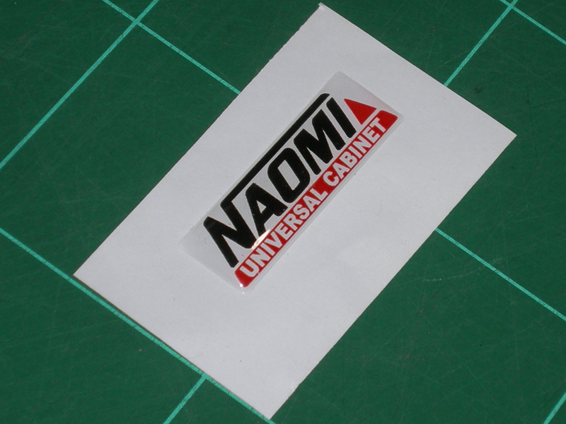 Naomi logo gota resina print1