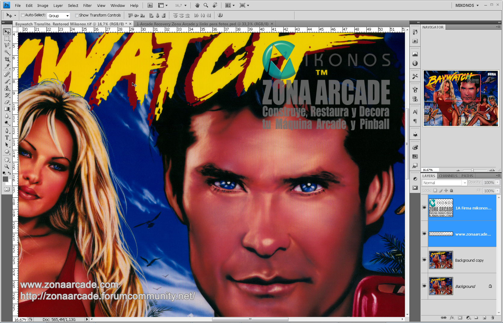 Baywatch%20Pinball%20Translite.%20In%20restoration%20process%20Mikonos2.jpg