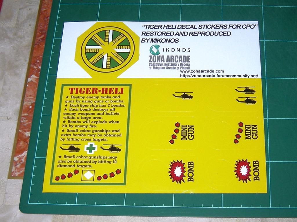 Tiger Heli Decal Stickers CPO print1