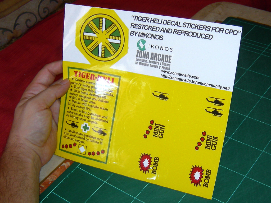 Tiger Heli Decal Stickers CPO print2