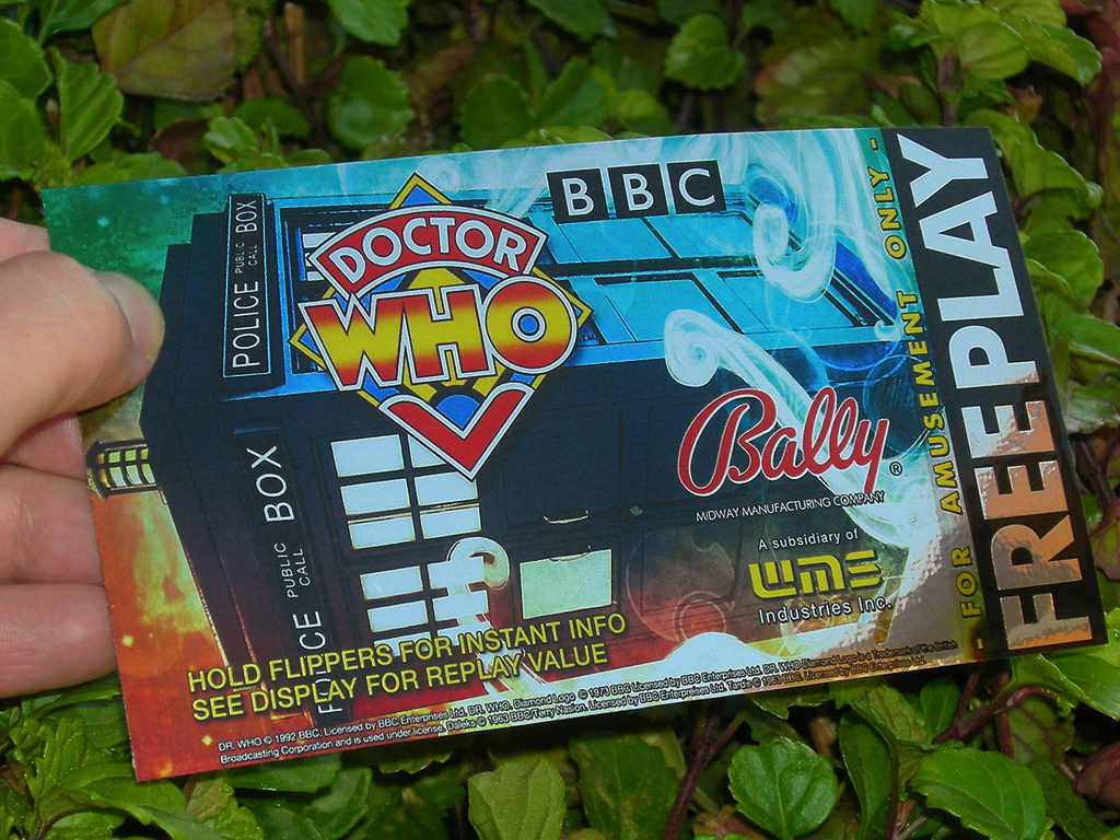 Doctor Who Pinball Custom Cards Free Play print3