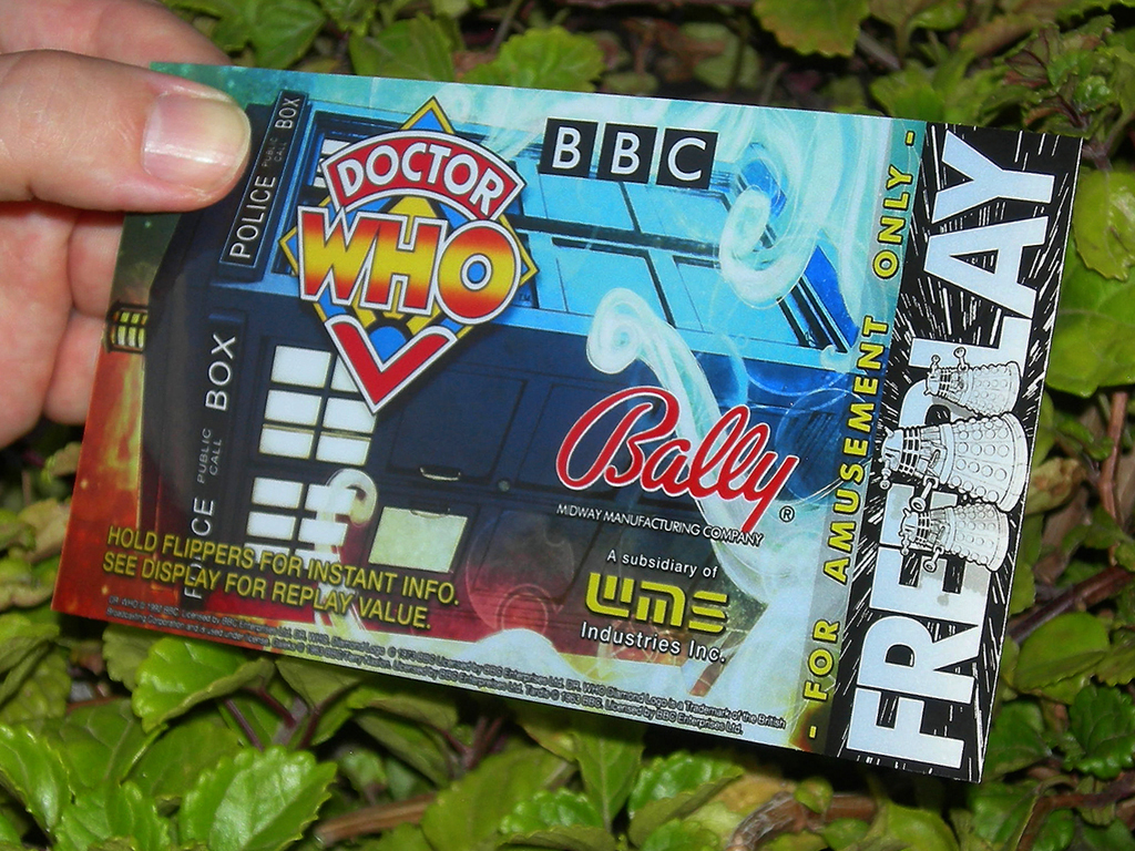 Doctor Who Pinball Custom Cards Free2 Play print2c