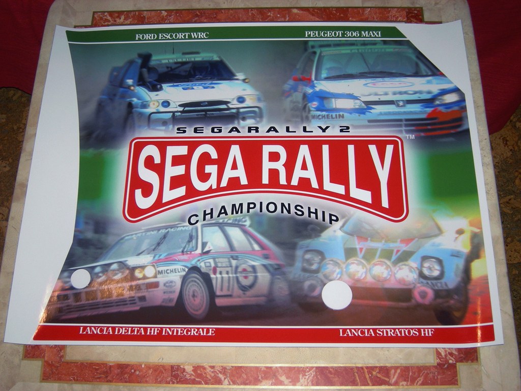 Sega Rally 2 Right Side Art print1