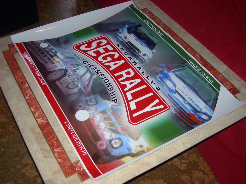 Sega Rally 2 Right Side Art print2
