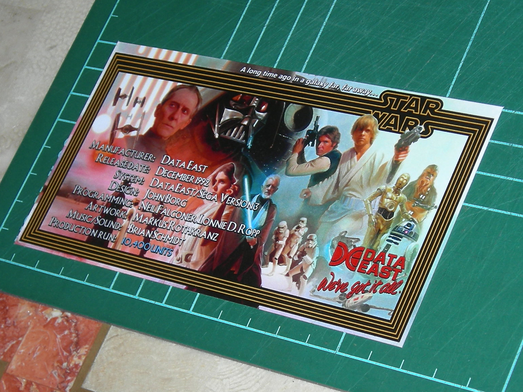 Star Wars Custom Pinball Card - Crew print2b