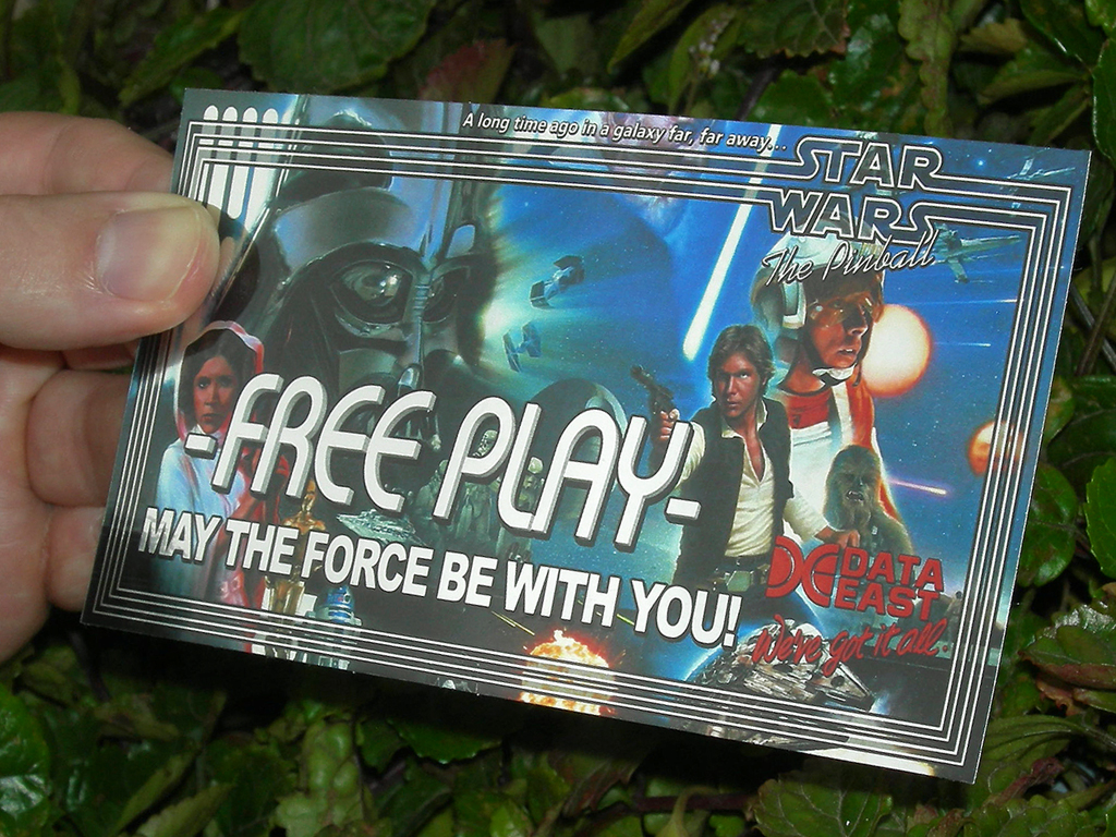 Star Wars Custom Pinball Card - Free Price print2