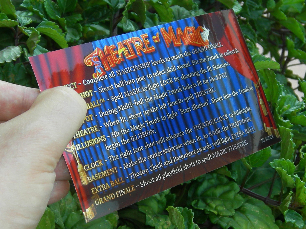 Theatre Of Magic Pinball Custom Cards Rules print3