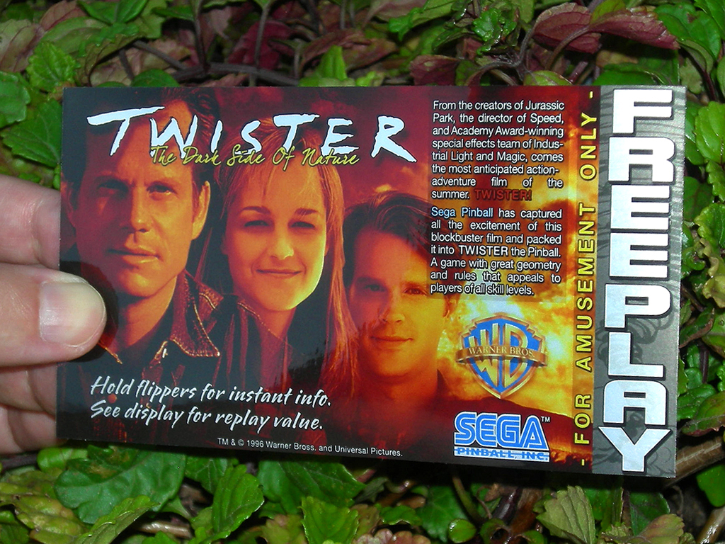 Twister Custom Pinball Card Free Play print2c