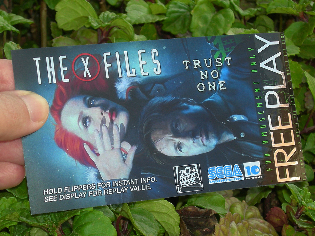 X-Files Pinball Custom Cards Free Play print3