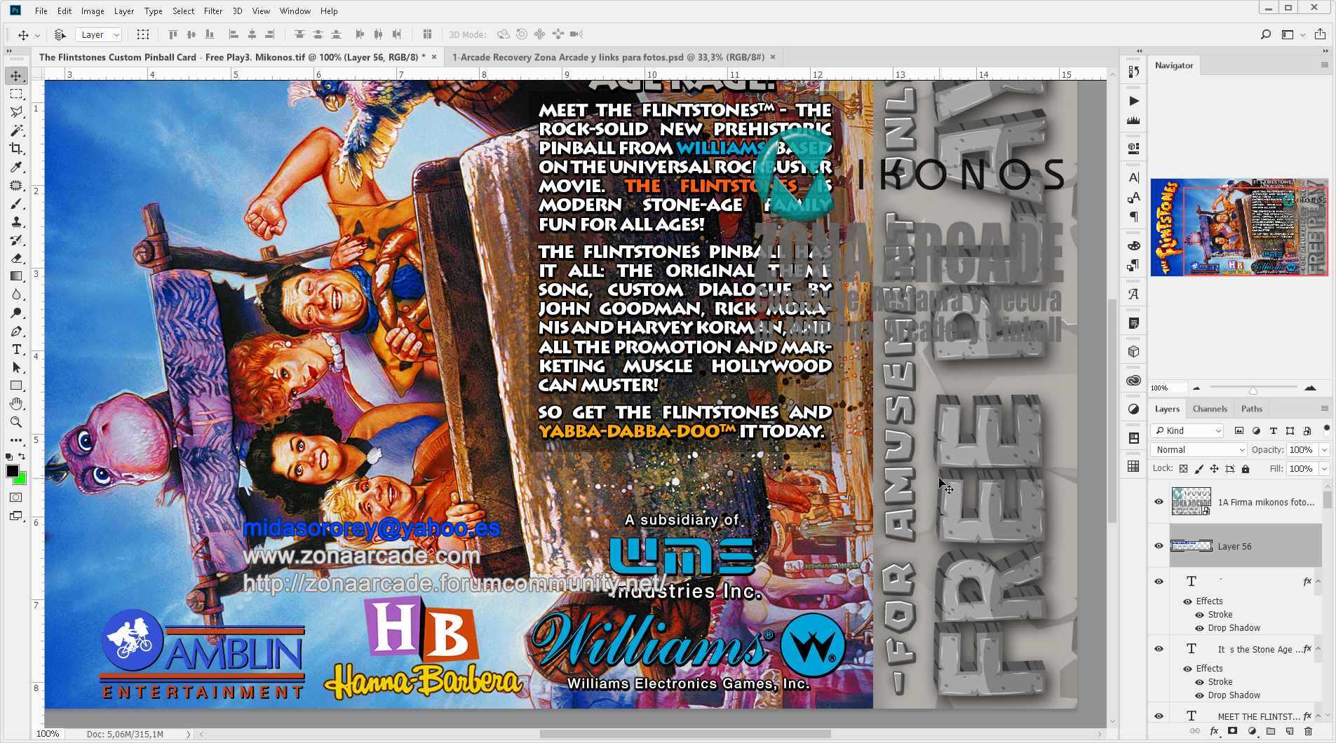 The-Flintstones-Custom-Pinball-Cards-Free-Play3-Mikonos2