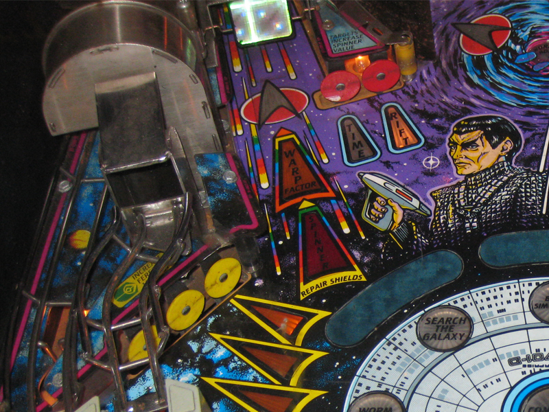 STTNG Pinball tubes in playfield