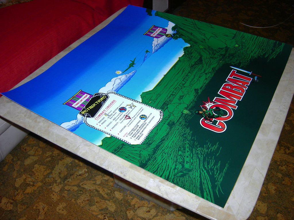 Exidy Combat Arcade Control Panel