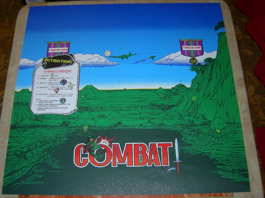 Exidy Combat Arcade Control Panel