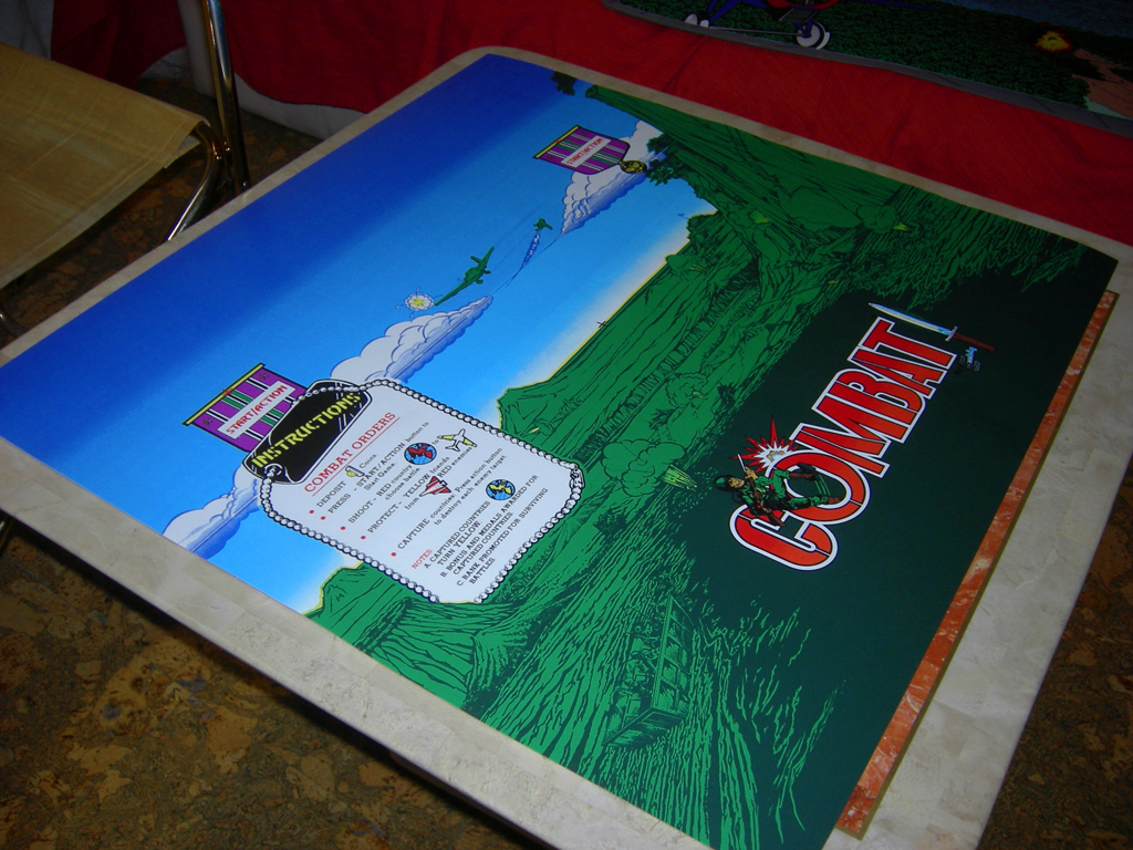 Exidy Combat Arcade Control Panel