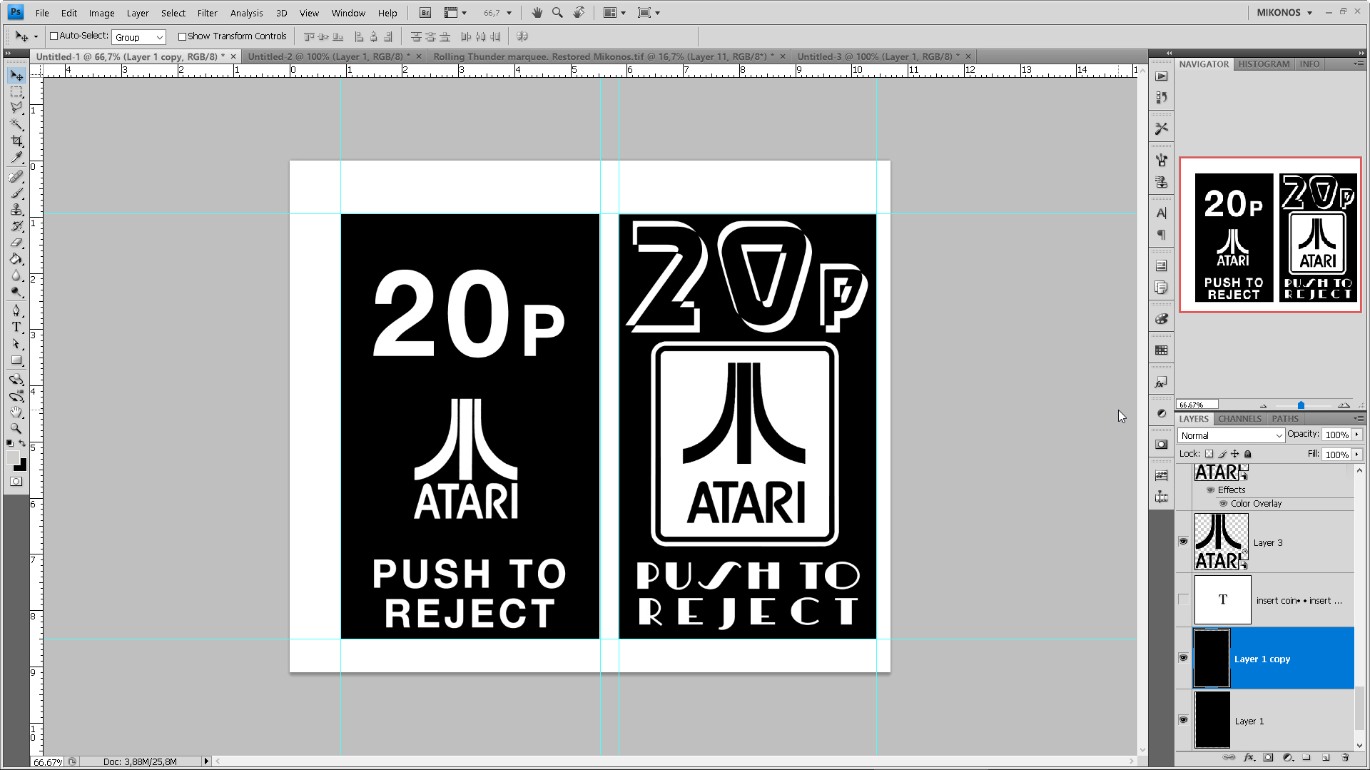 Simulator Coin Label Coin entry labels | ukVac: UK's Video Arcade Collecting