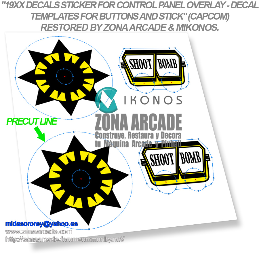 19XX Complete Decal Stickers for CPO. Restored Mikonos2