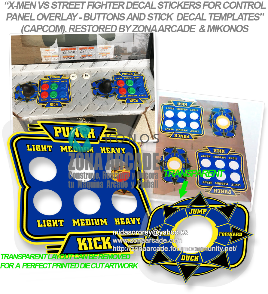 Kung Fu Master X Arcade Artwork Tankstick Overlay Graphic Sticker 