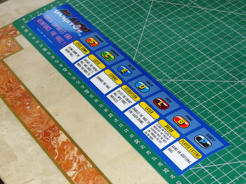  Arkanoid-Bezel-Instruction-Sticker-print1