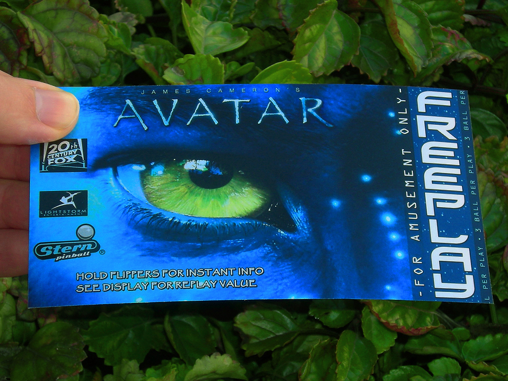 Avatar Custom Pinball Card Free Play print1c