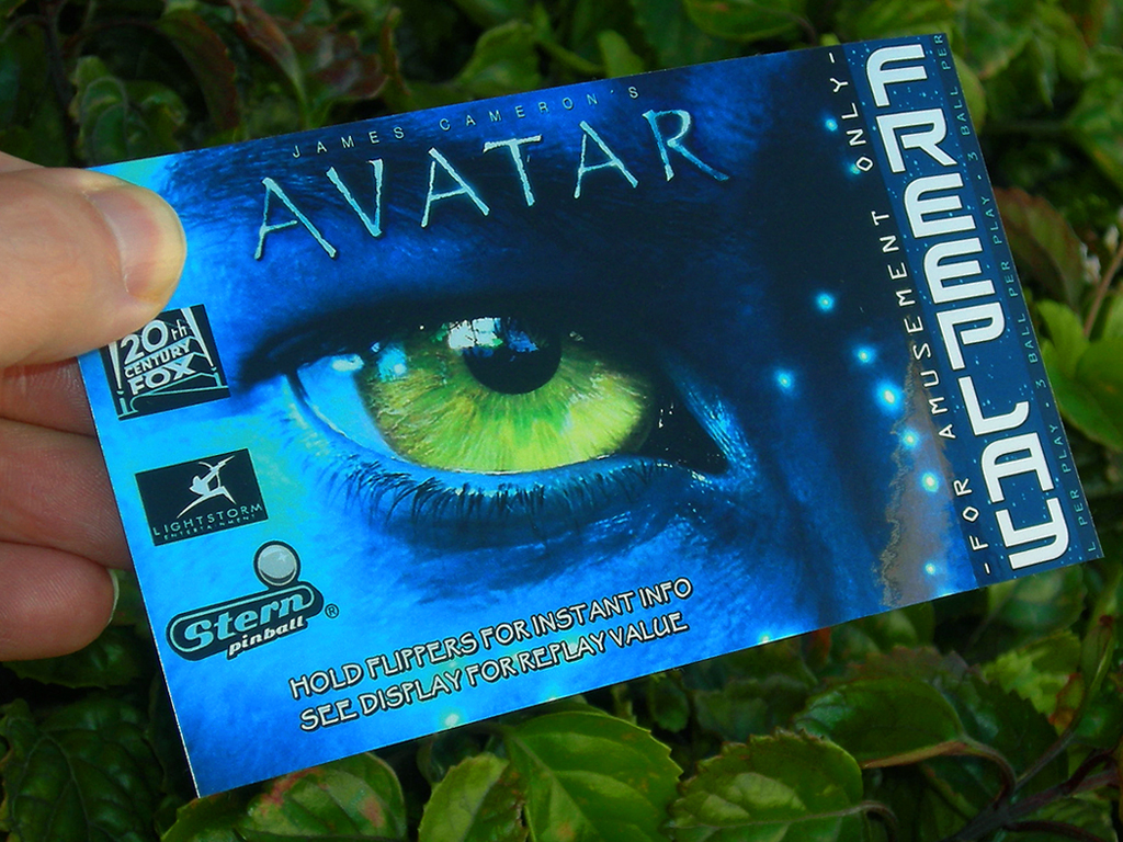 Avatar Custom Pinball Card Free Play print3c