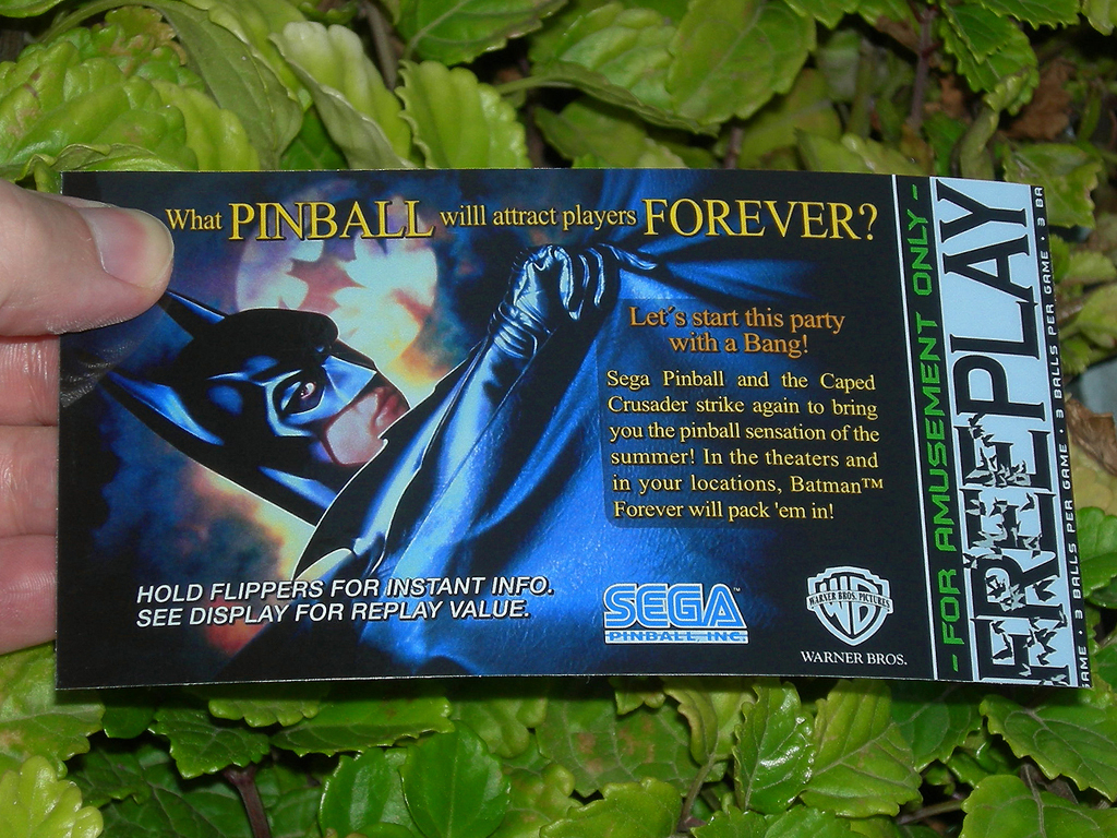 Batman Forever Custom Pinball Free Play print1c