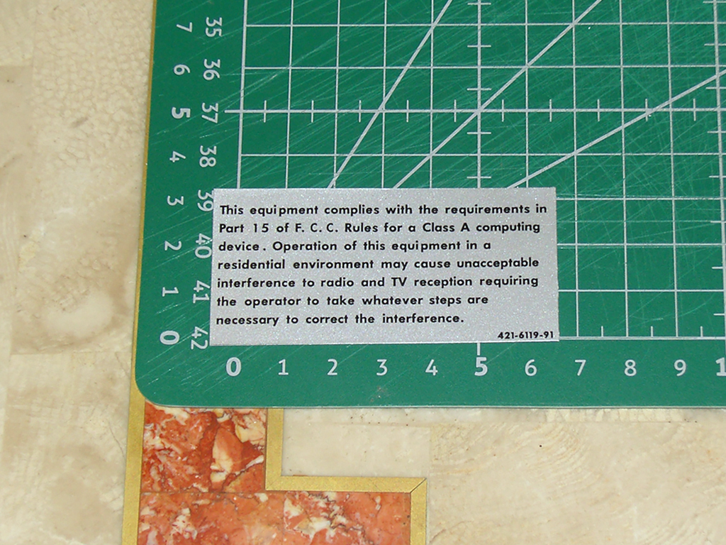 Class-A-Machine-Certificate-Sticker-421-6119-91-print1