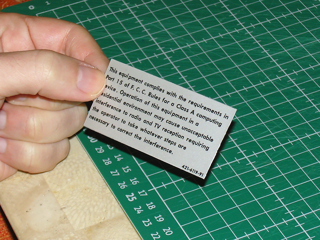 Class-A-Machine-Certificate-Sticker-421-6119-91-print4