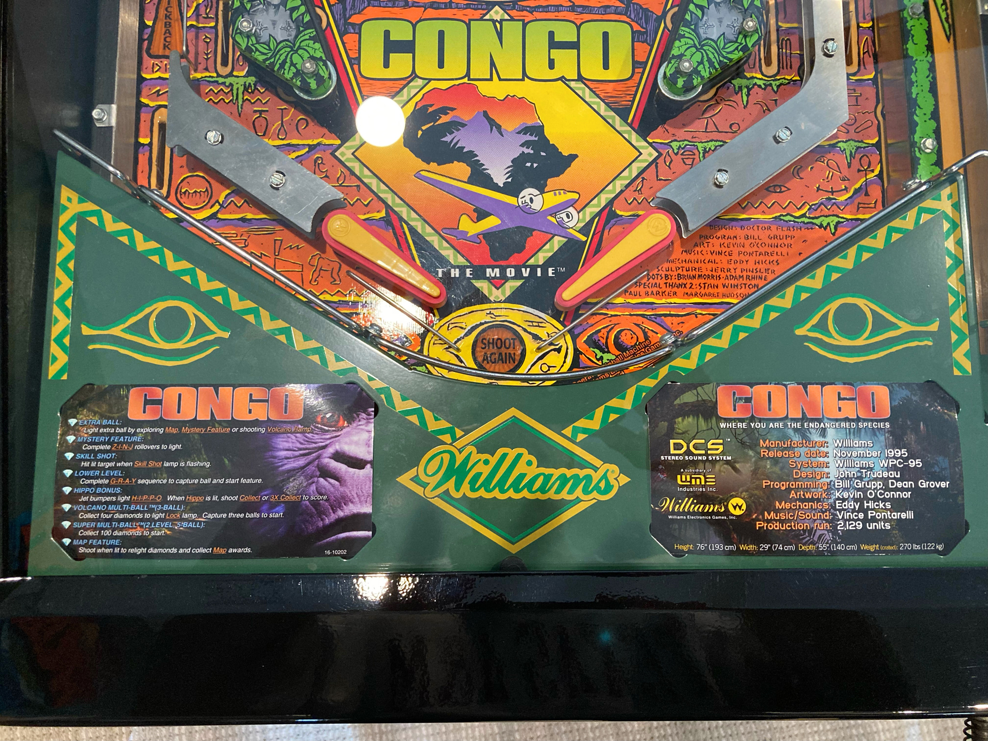 Congo Pinball Cards Mikonos Robert Machen photo2
