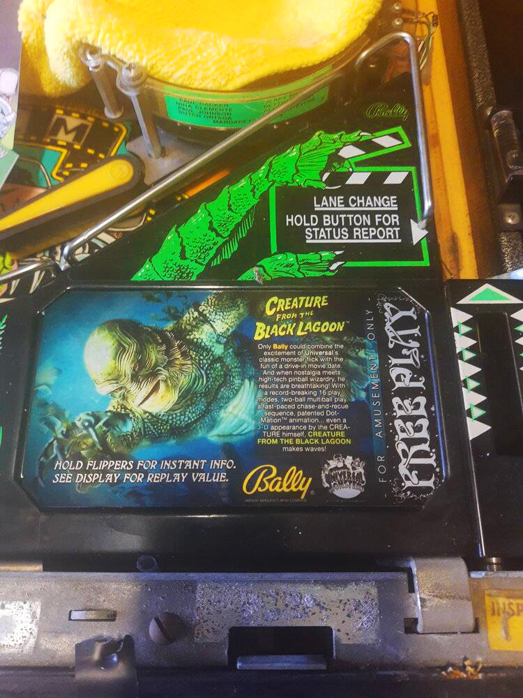 Creature From The Black Lagoon Pinball Cards Mikonos bartron photo3
