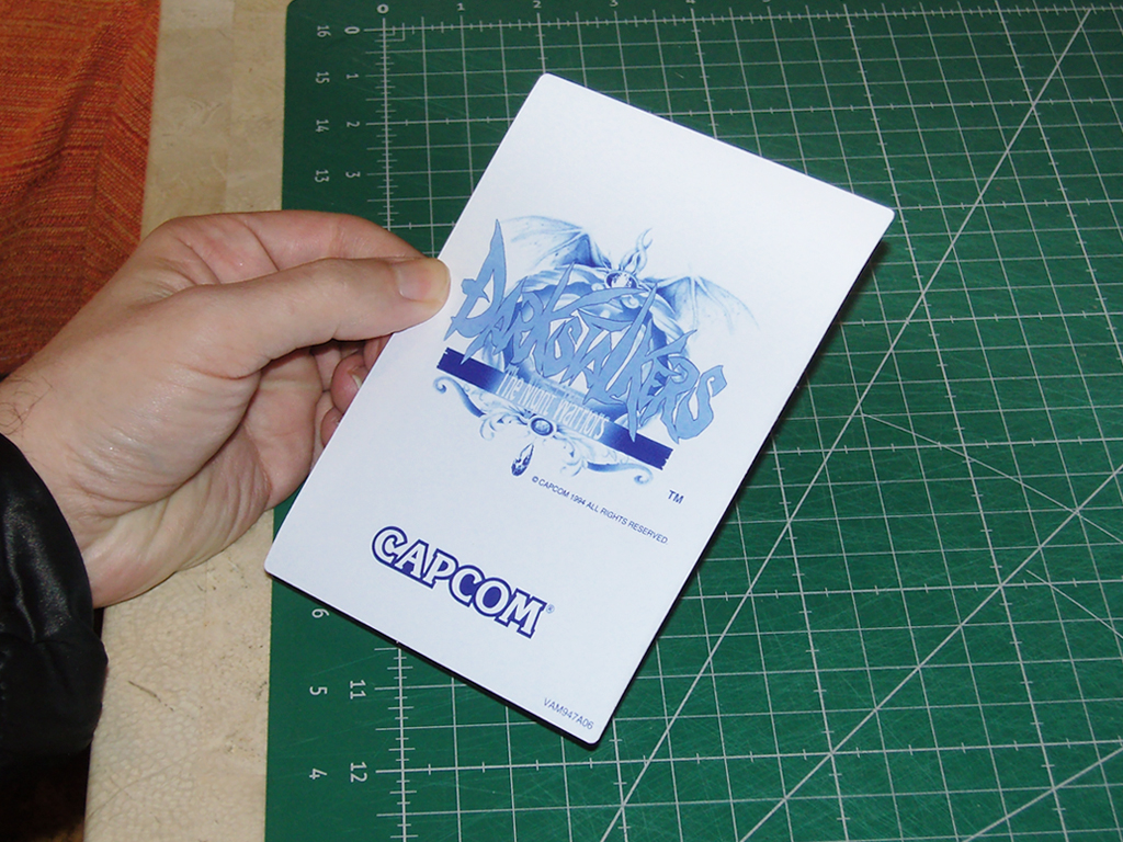 Darkstalkers-The-Night-Warriors-CPS2-Game-Board-Label-Sticker-VAM947A06-print-Restored-print3