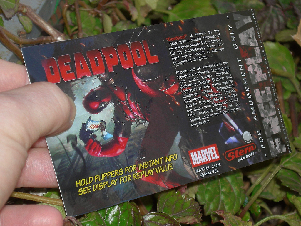 Deadpool Custom Pinball Free Play print3c