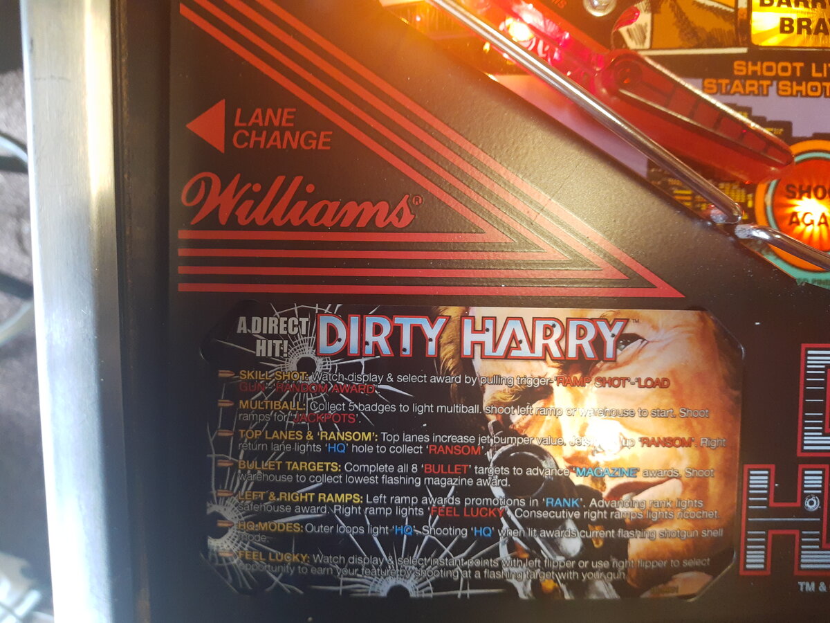 Dirty Harry Pinball Cards Mikonos bartron photo1