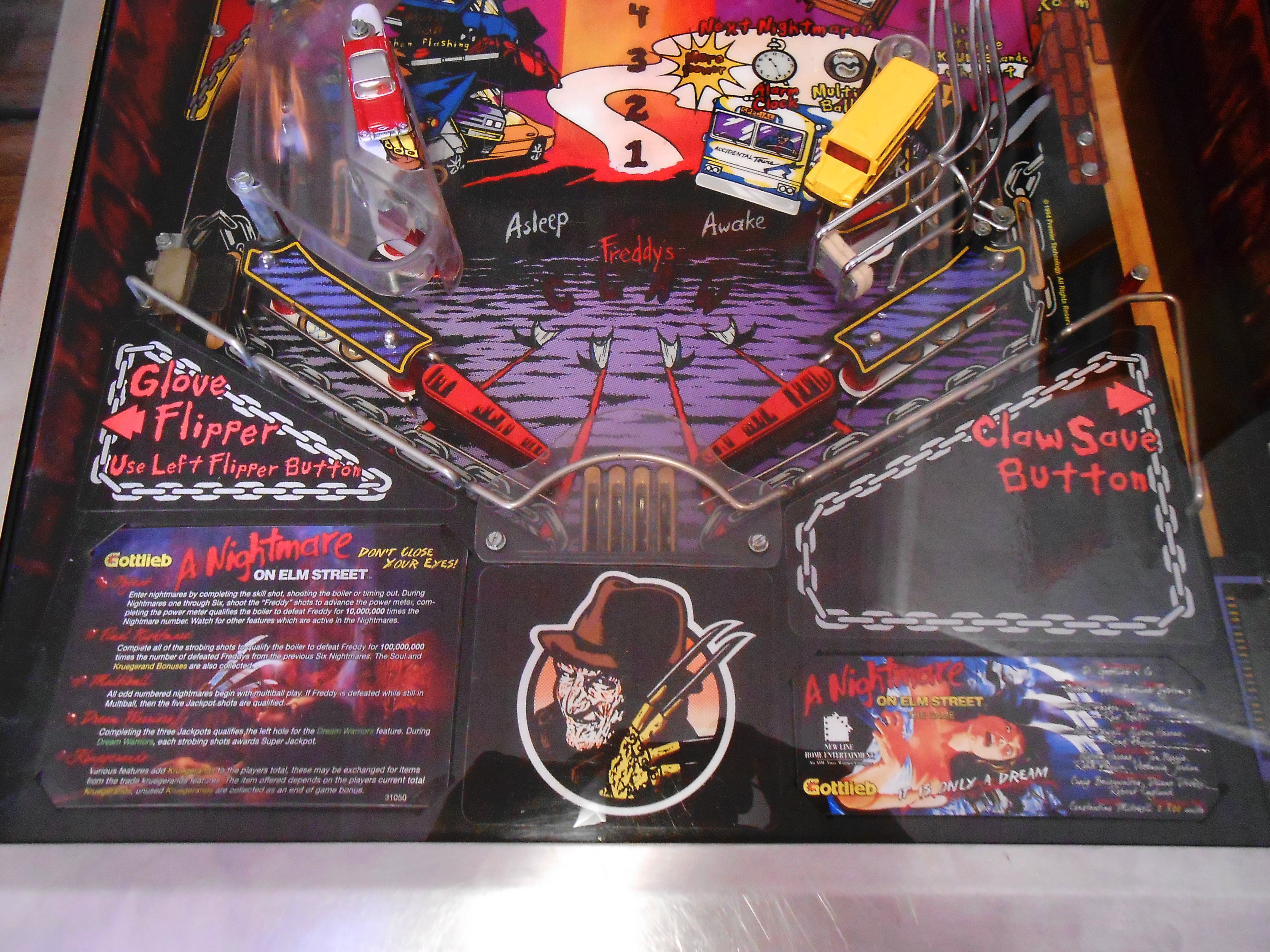 Freddy A Nightmare Of Elm Street Pinball Cards Mikonos Gilles photo1