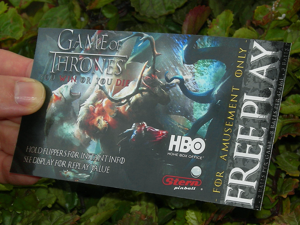 Game Of Thrones Custom Pinball Card Free Play2 print2