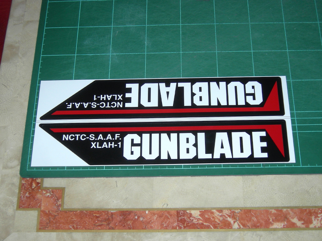 Gunblade Special Air Assault Force NY Upper DashBoard Side Arts print1