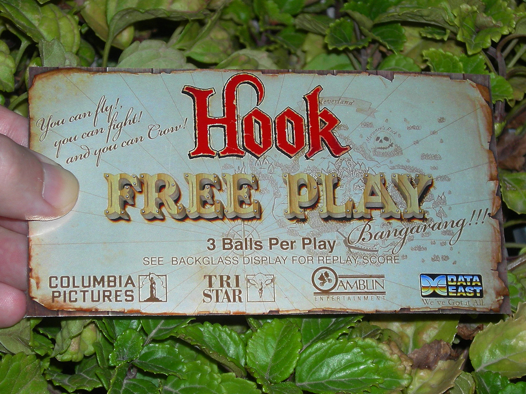 Hook Custom Pinball Cards Free Play print1c