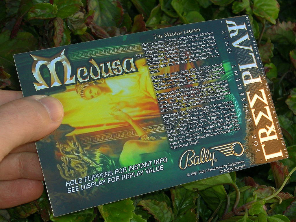 Medusa Custom Pinball Card Free Play print3