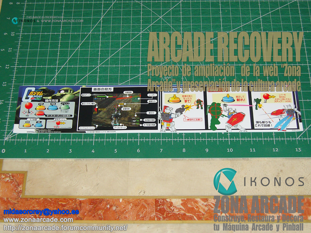 Mobile-Suit-Gundam-Federation-VS-Zeon-Instruction-Sticker-jap-Original1b