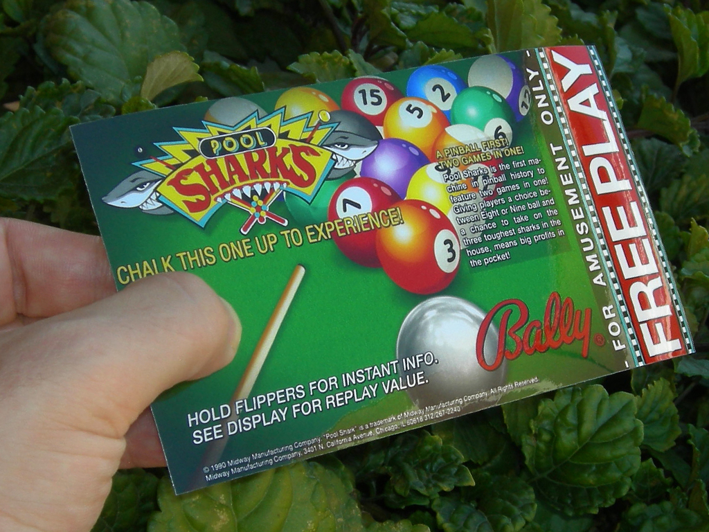 Pool Sharks Custom Pinball Cards - Rules print2c