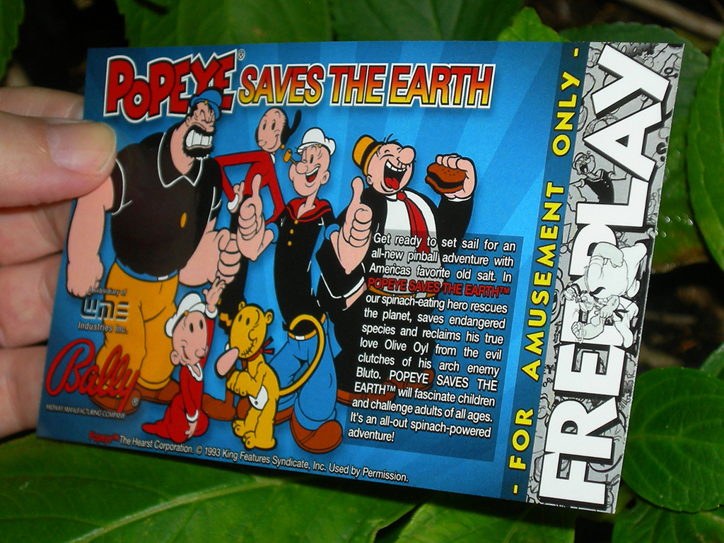 Popeye-Saves-The Earth-Custom-Pinball-Card-Free-Play-print2a