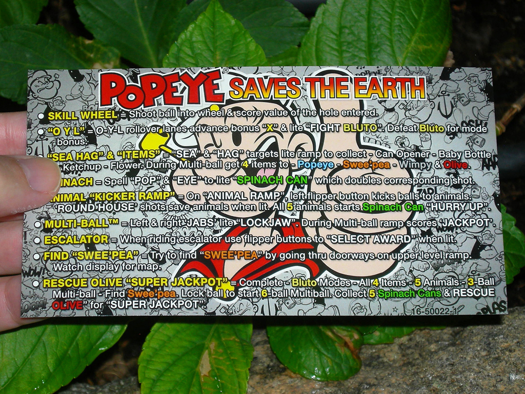 Popeye-Saves-The Earth-Custom-Pinball-Card-Rules-print1a