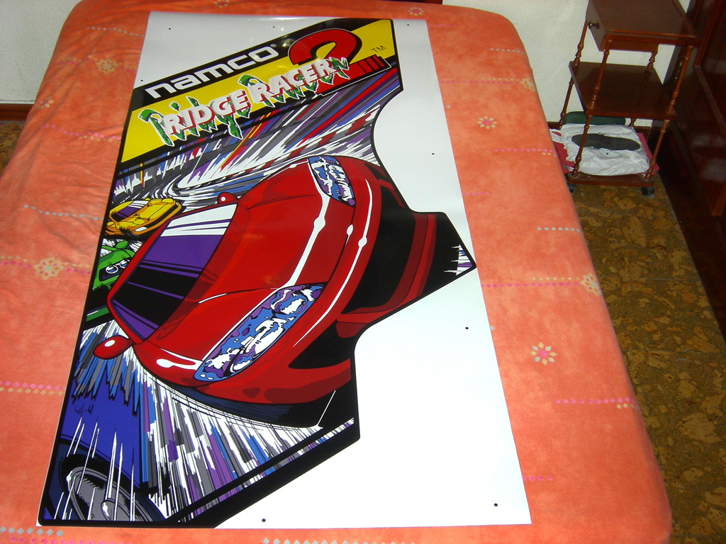 Ridge Racer 2 Left Side Art print1