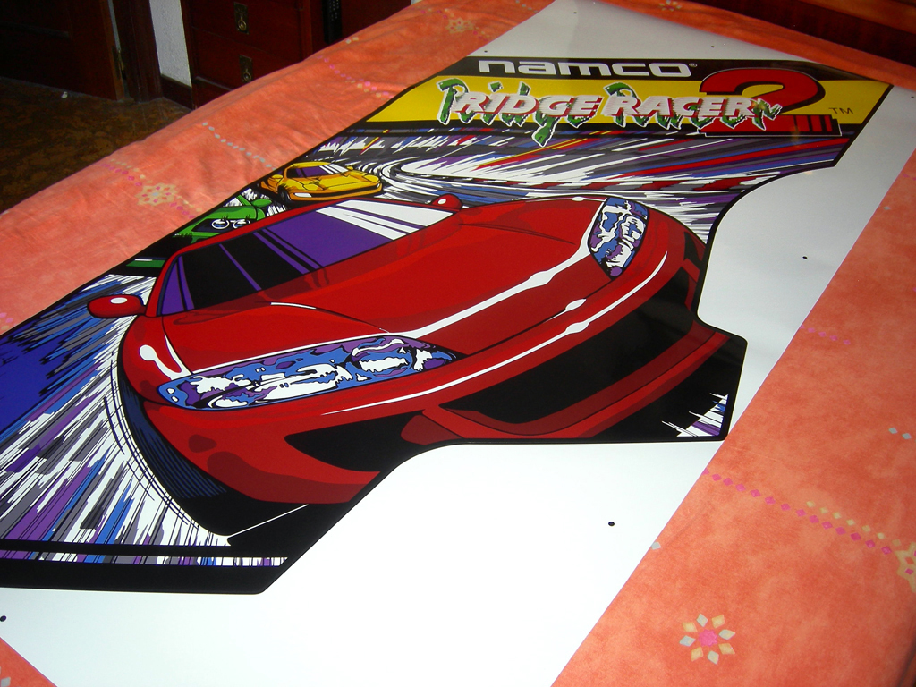 Ridge Racer 2 Left Side Art print3