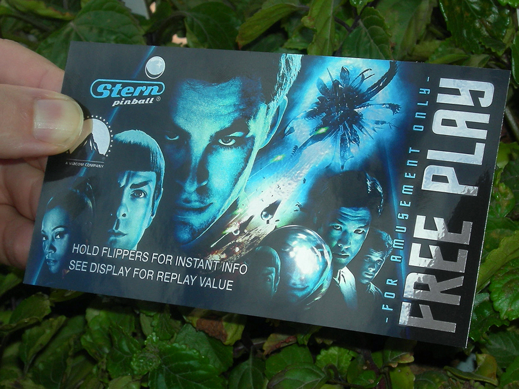 Star Trek Custom Pinball Card - Free Play print2