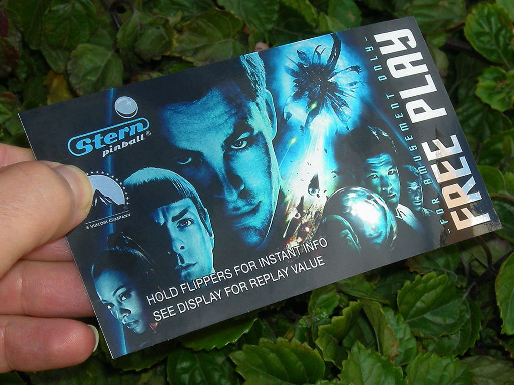 Star Trek Custom Pinball Card - Free Play print3
