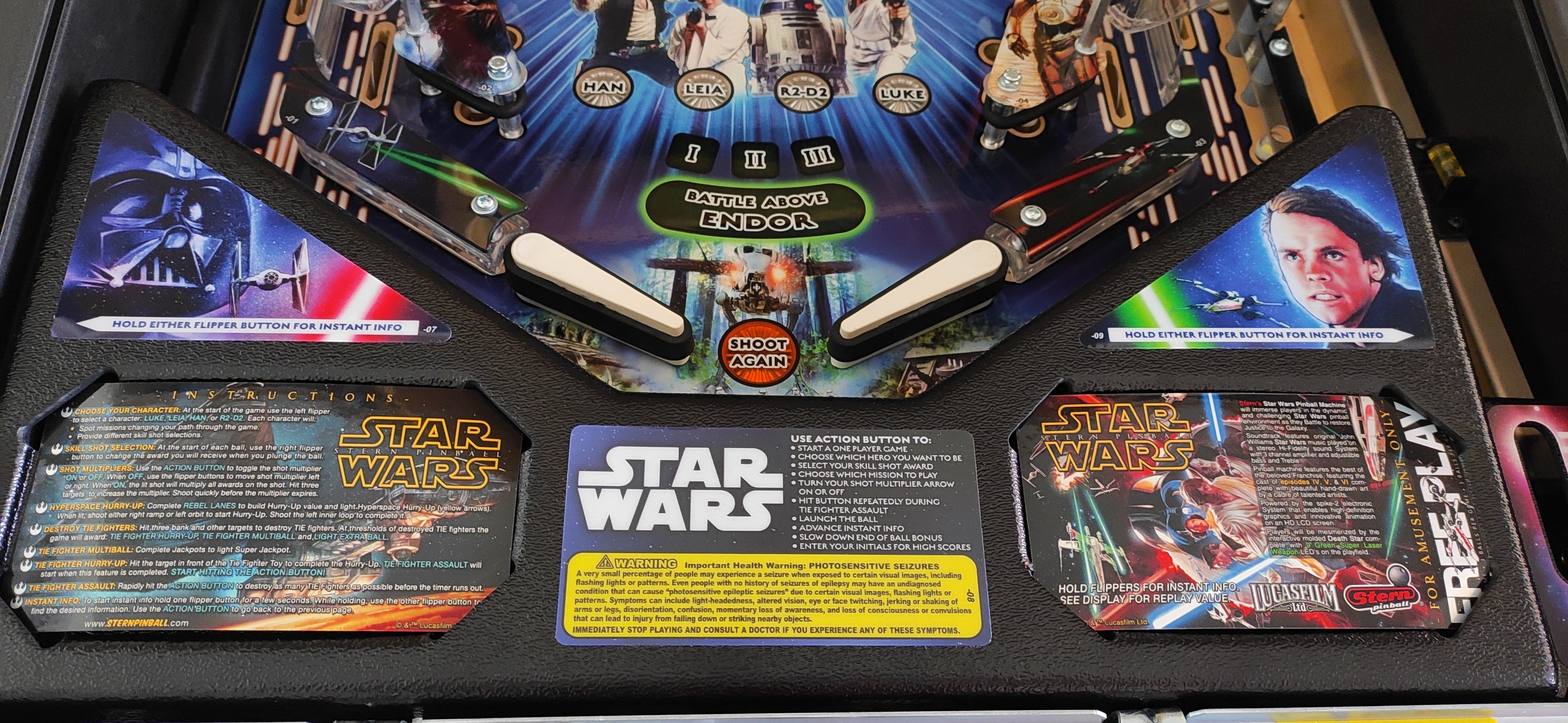 Star Wars Pinball with Custom Pinball Cards Seb print photo1