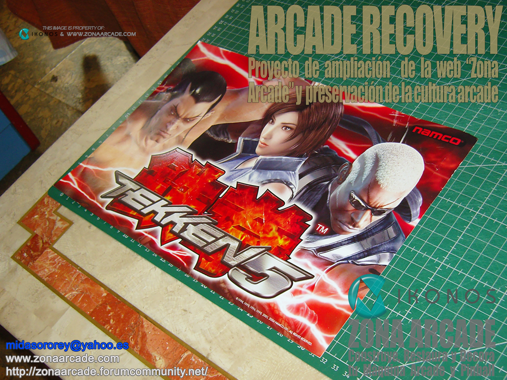 Tekken-5-Marquee-Card-jap-Original2b