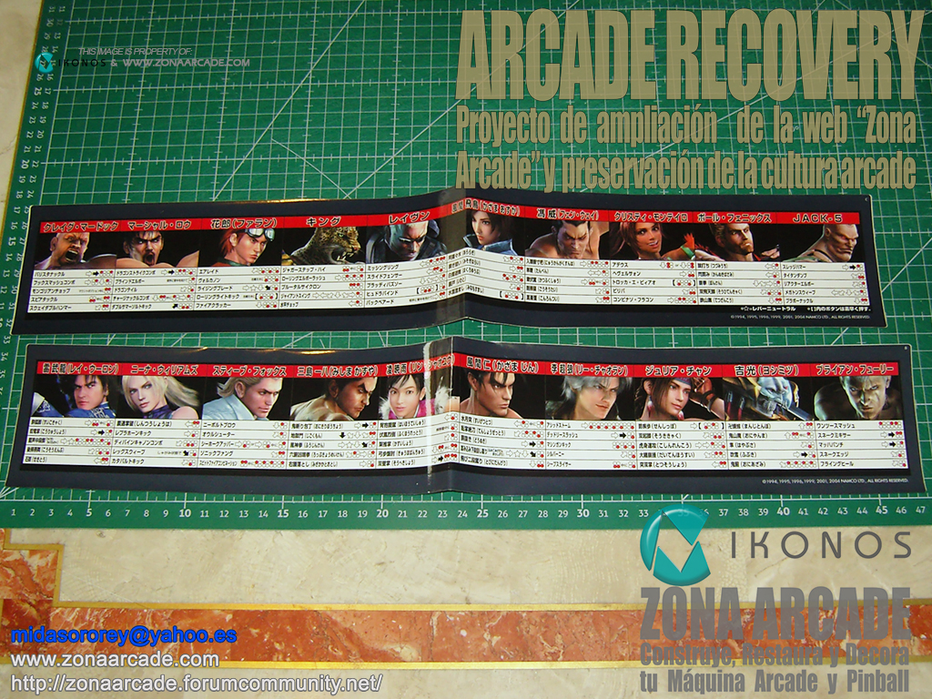 Tekken-5-Move-List-Stickers-jap-Original1b