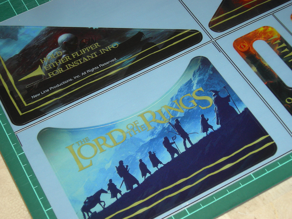 The Lord of the Rings Custom Pinball Aprons Set2 print4