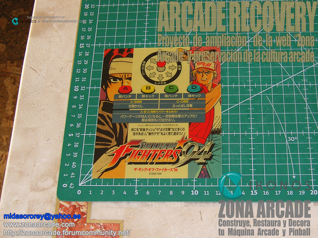 The-King-Of-Fighters-94-Mini-Marquee-Jap-Original1b